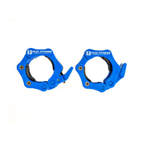 Quick Lock Collar - Olympic 50mm (PAIR) [Colour: Blue]