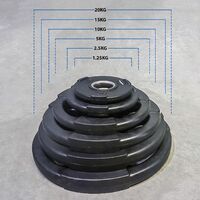 Olympic Tri Grip Rubber Weight Plate [Weight: 20kg]