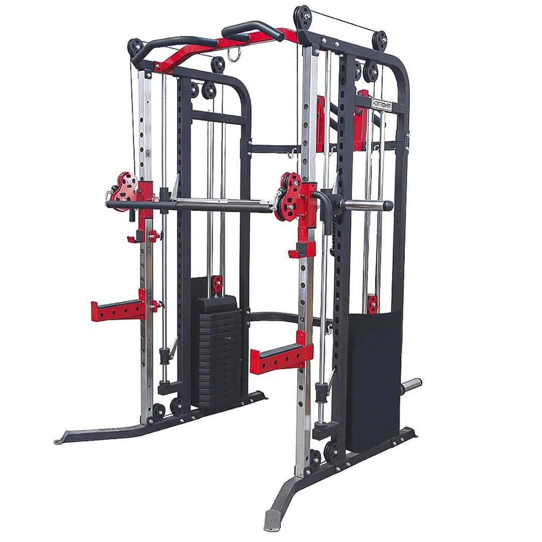 F40 Pro Multi Functional Trainer Complete Home Gym Bench Press | Smith ...