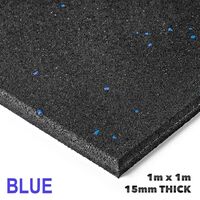 Armortech Commercial Gym Flooring Blue Fleck 1x1m x 15mm