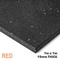 Armortech Commercial Gym Flooring Red Fleck 1x1m x 15mm