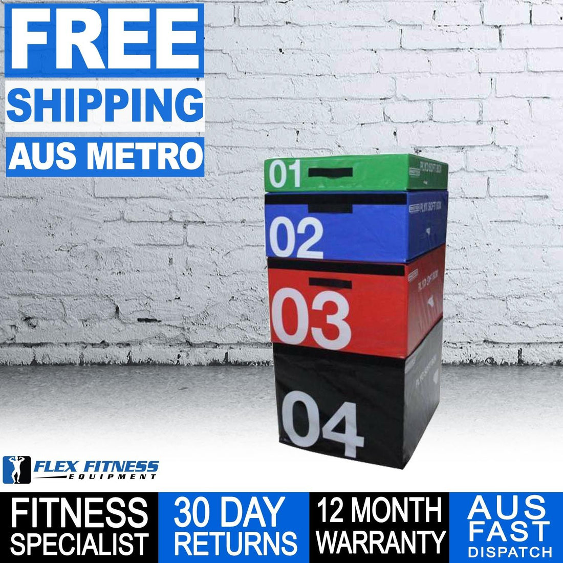 Armortech Foam Plyometric Box Jump Set (4 Boxes) – Flex Fitness ...