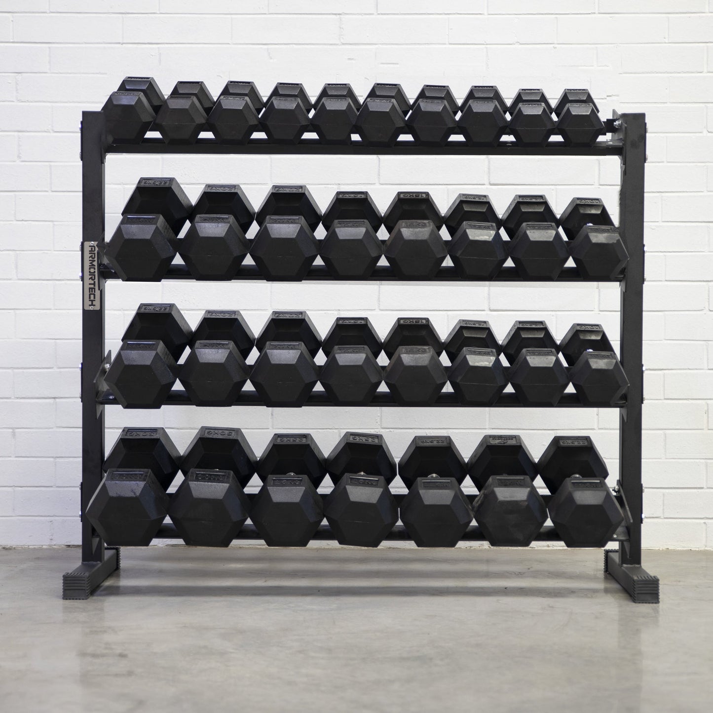 Armortec V2 4 tier Commercial Dumbbell Rack – Flex Fitness Equipment ...