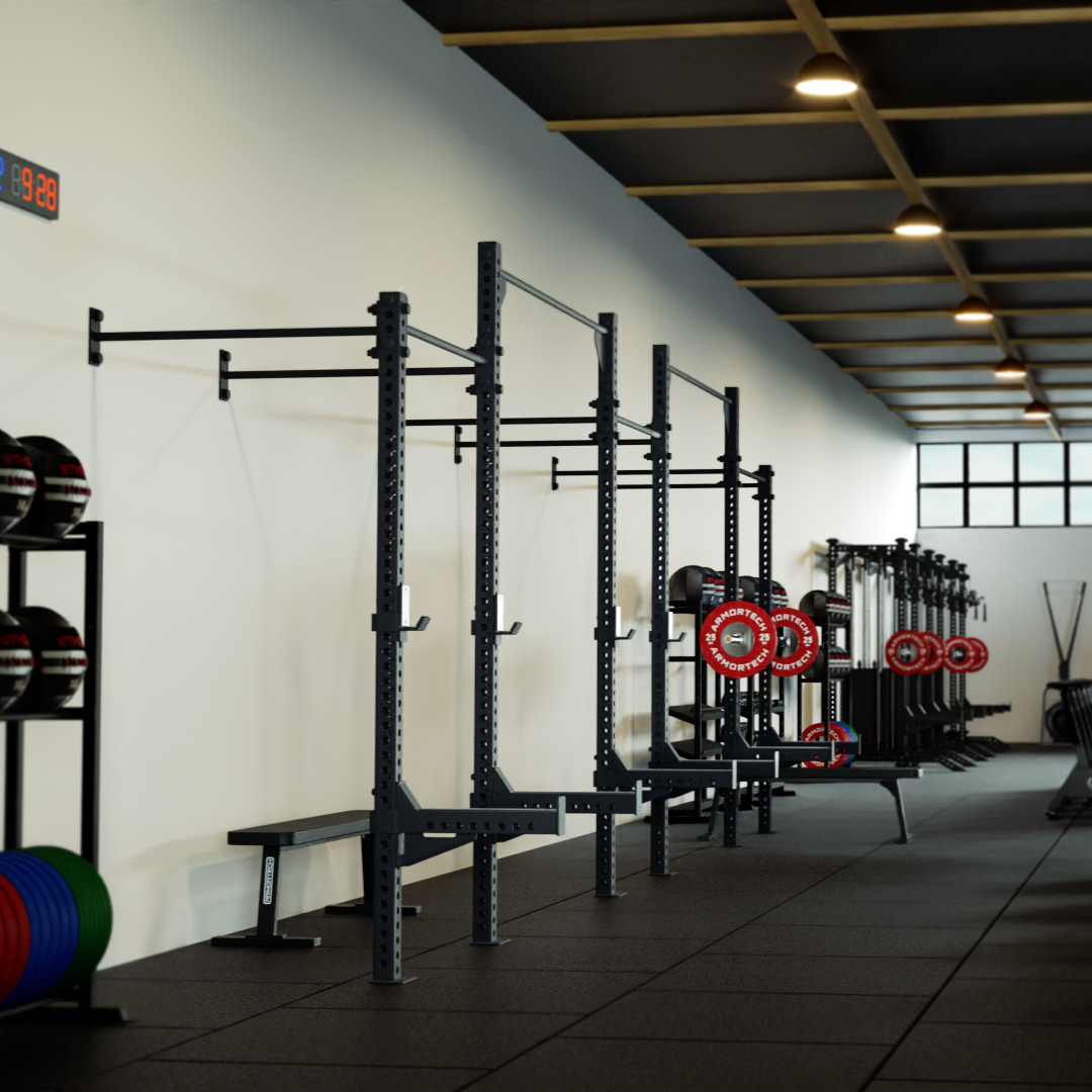 Wall Rig Armortech X Series Commercial 3 Station Wall Mount Rig – Flex Fitness ...