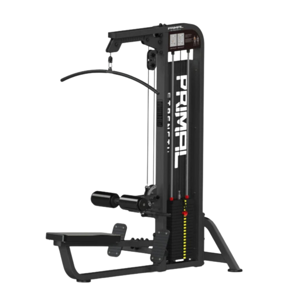 Primal Rope Machine Primal Performance Series 125kg Pin-Select Dual - Lat Pull/Seated Row