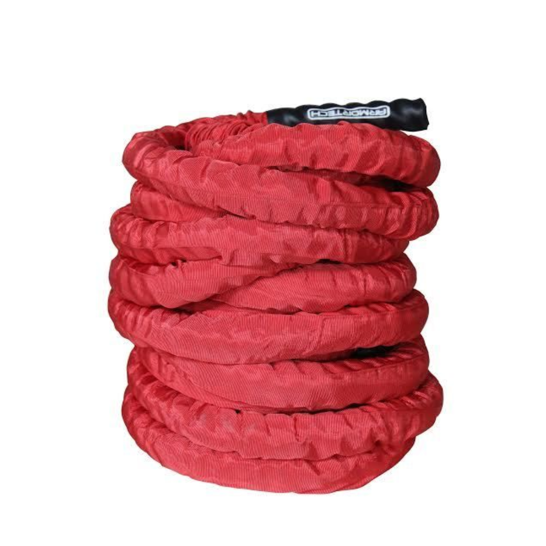 Sheath Rope Battle Rope 15m x 38mm - Red Nylon Sheath